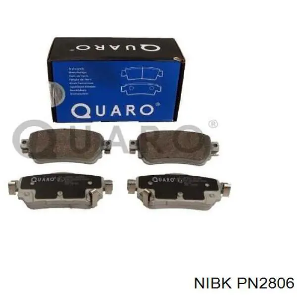 Pastillas de freno traseras PN2806 Nibk