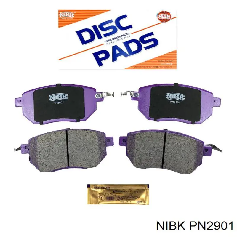 PN2901 Nibk Pastillas delanteras