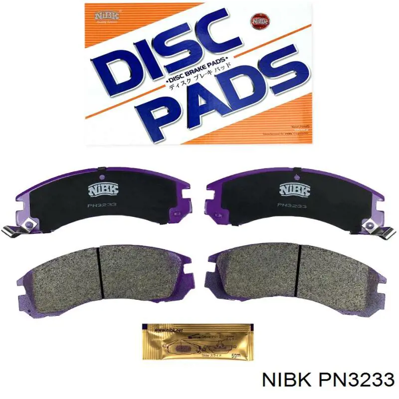 Comprar PN3233 Nibk Pastillas delanteras de freno