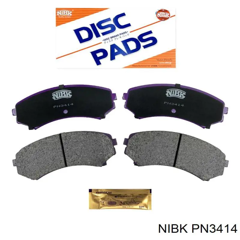 PN3414 Nibk Pastillas delanteras