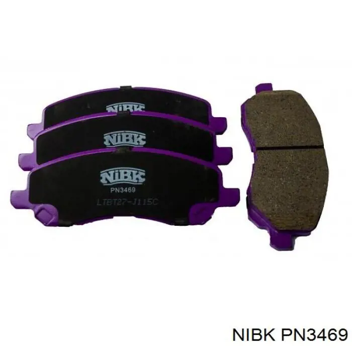 Pastillas de freno PN3469 Nibk