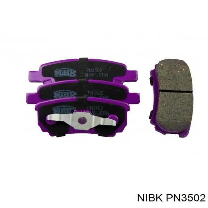 Pastillas traseras de freno Nibk PN3502 precio, desde 18,15 EUR