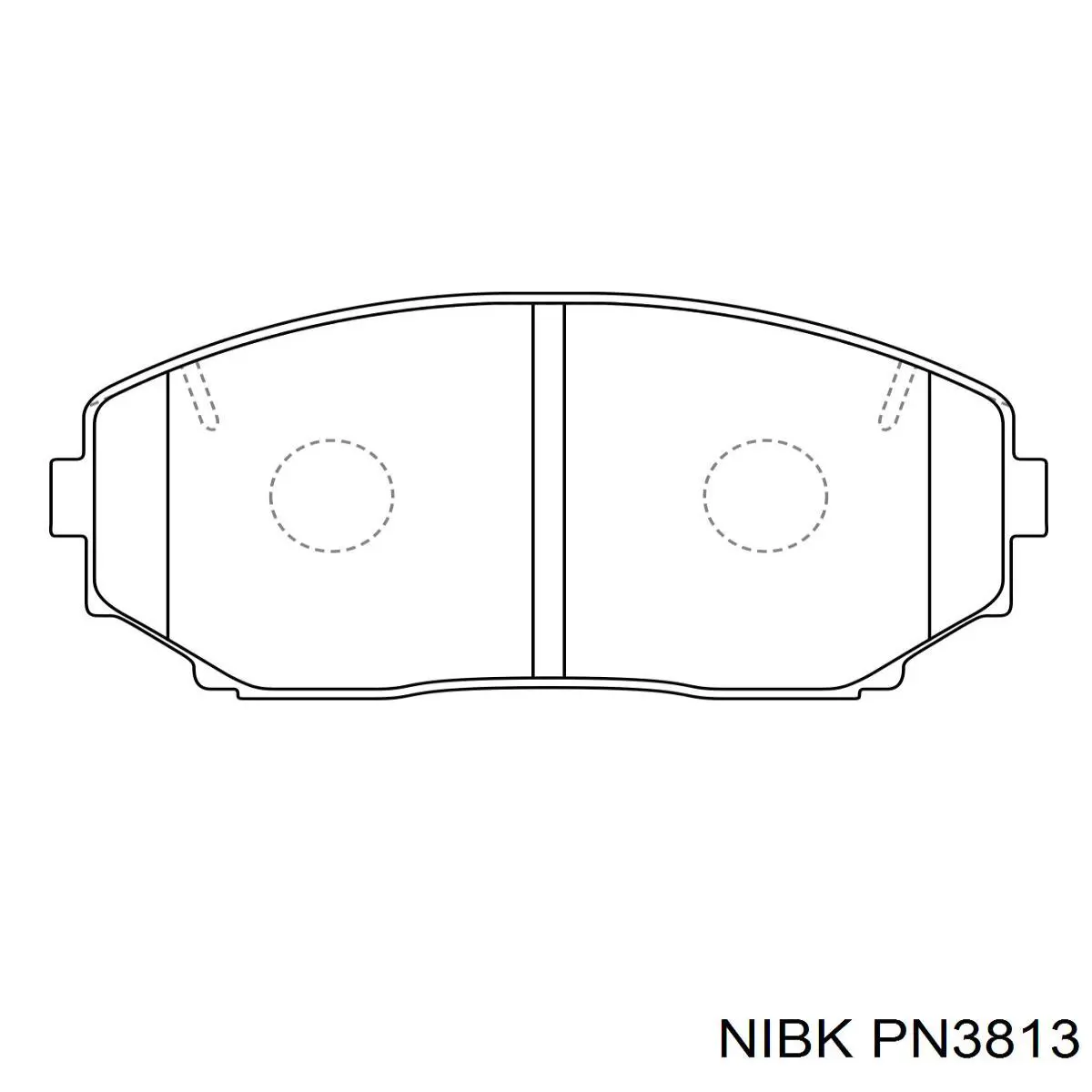 Comprar PN3813 Nibk Pastillas delanteras de freno