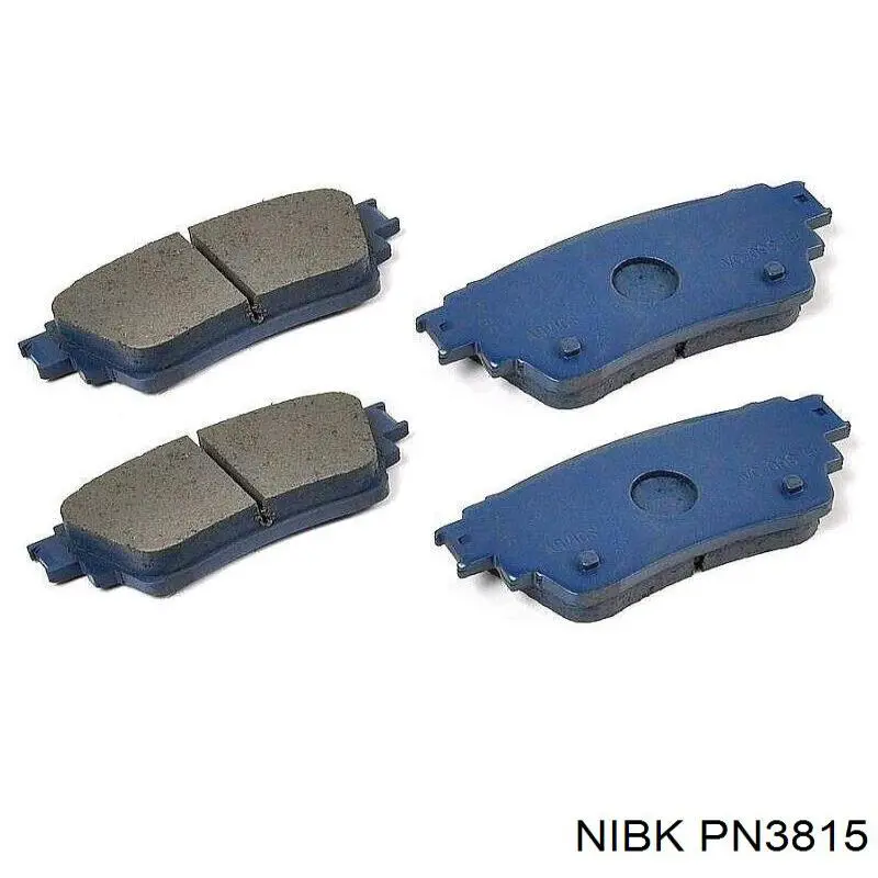 Pastillas traseras de freno Nibk PN3815 precio, desde 22,61 EUR