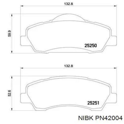 Pastillas de freno delanteras Citroen C4
