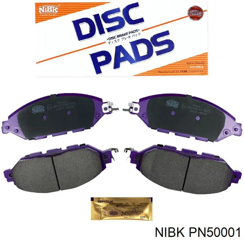 Pastillas freno delanteras Nibk PN50001 precio, desde 21,86 EUR