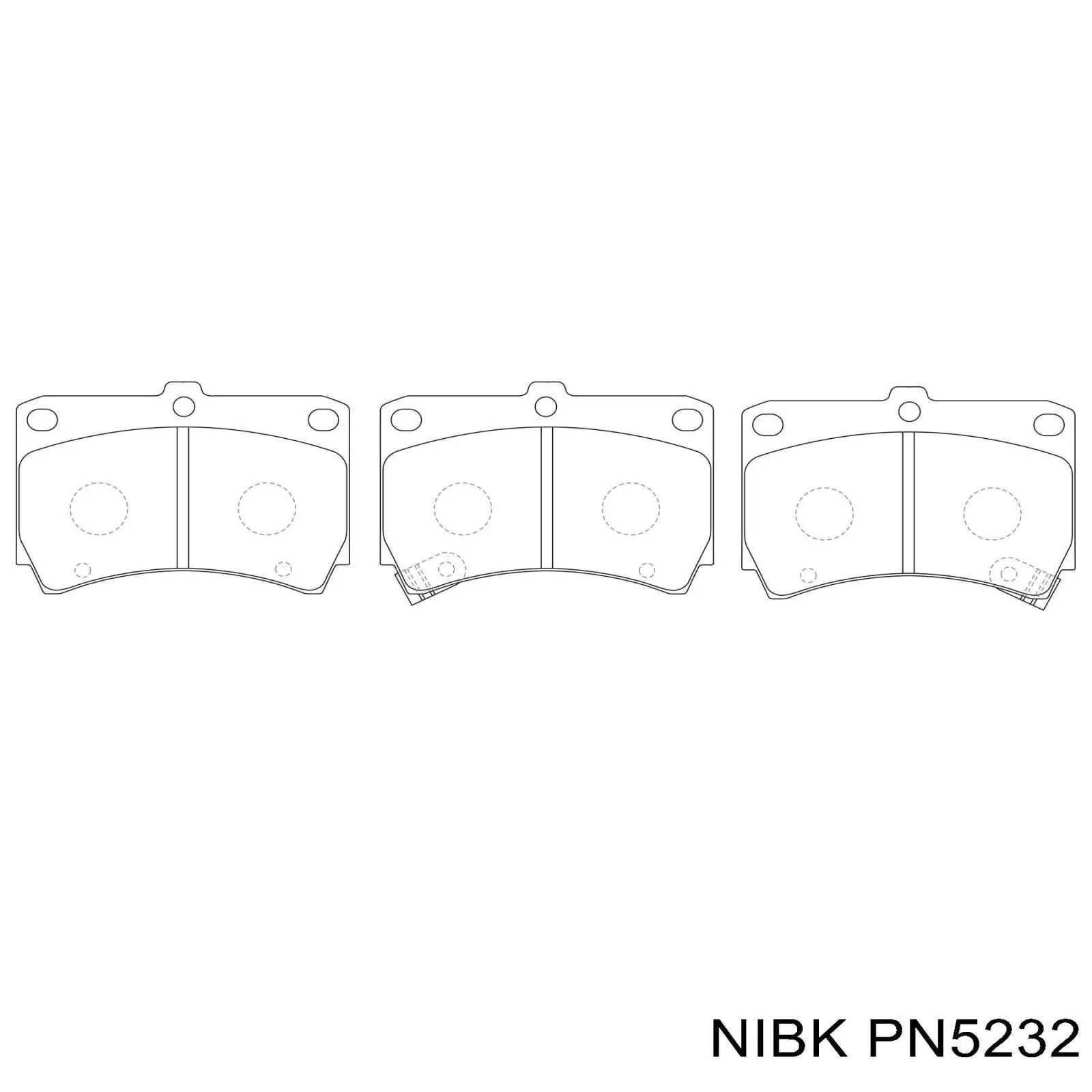 Pastillas de freno delanteras Mazda 323 BA