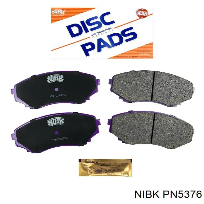 Comprar PN5376 Nibk Pastillas delanteras de freno
