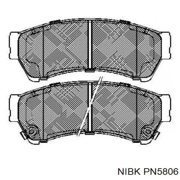 Comprar PN5806 Nibk Pastillas delanteras de freno