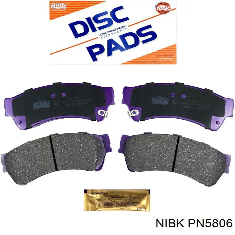 Pastillas freno delanteras Nibk PN5806 precio, desde 28,08 EUR