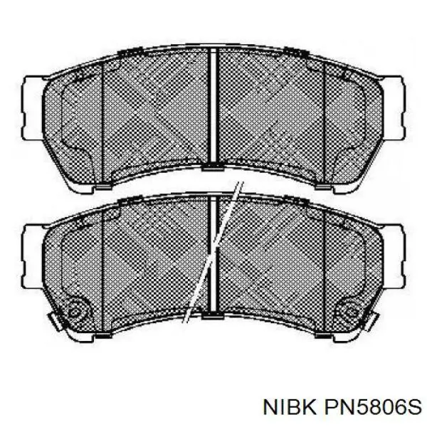 PN5806S Nibk Pastillas delanteras