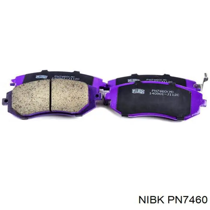 Pastillas de freno PN7460 Nibk