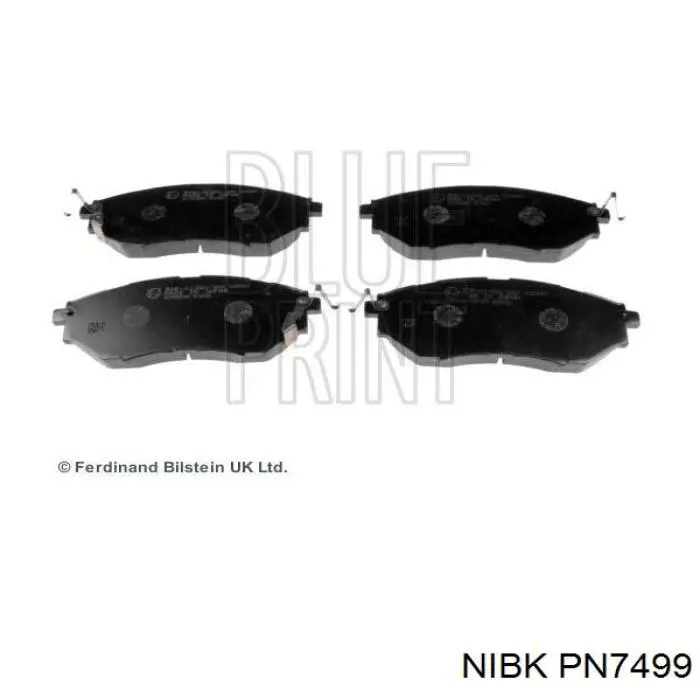 PN7499 Nibk Pastillas delanteras