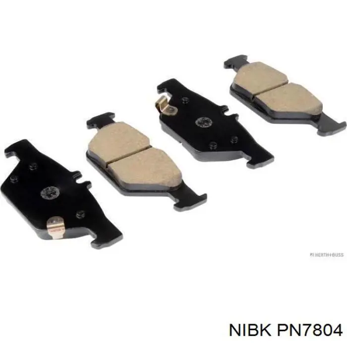 Pastillas traseras de freno Nibk PN7804 precio, desde 39,26 EUR