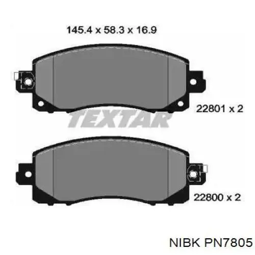 Pastillas de freno delanteras Subaru Forester 5 S14, SK