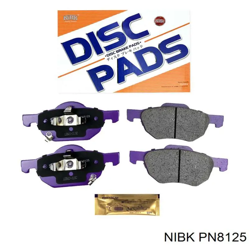 Pastillas freno delanteras Nibk PN8125 precio, desde 27,47 EUR