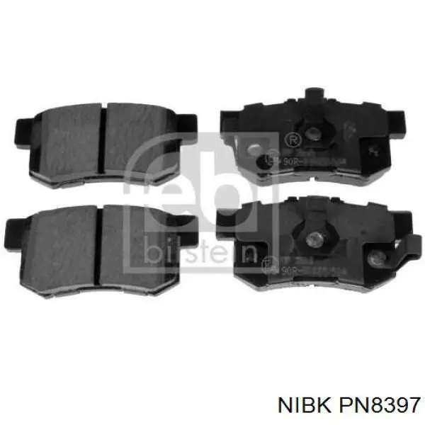 Pastillas traseras de freno Nibk PN8397 precio, desde 19,00 EUR
