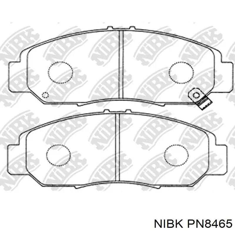 Pastillas de freno PN8465 Nibk