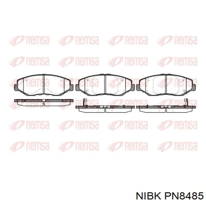 Pastillas de freno PN8485 Nibk
