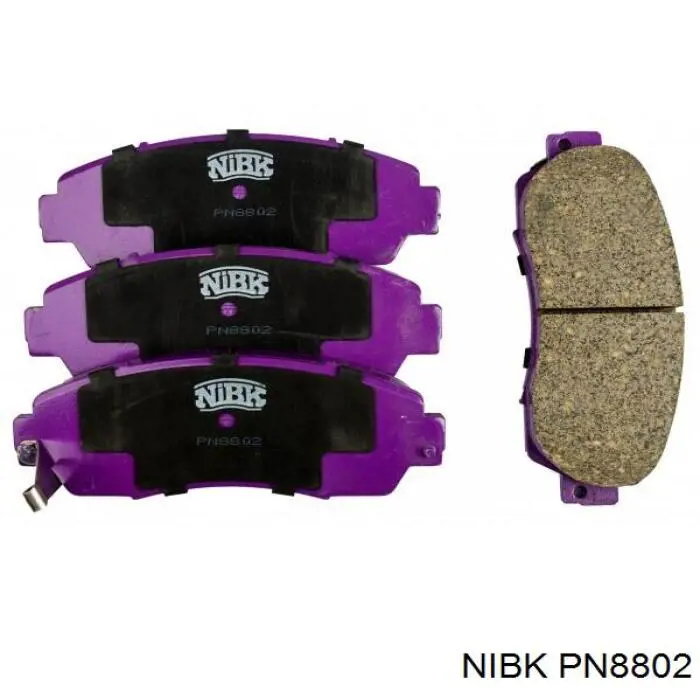 Pastillas de freno PN8802 Nibk