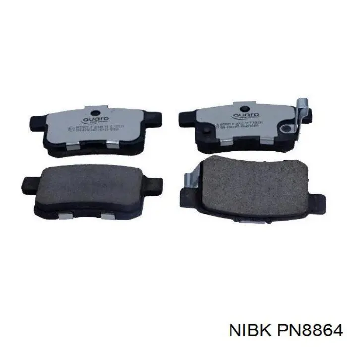 PN8864 Nibk Pastillas freno traseras