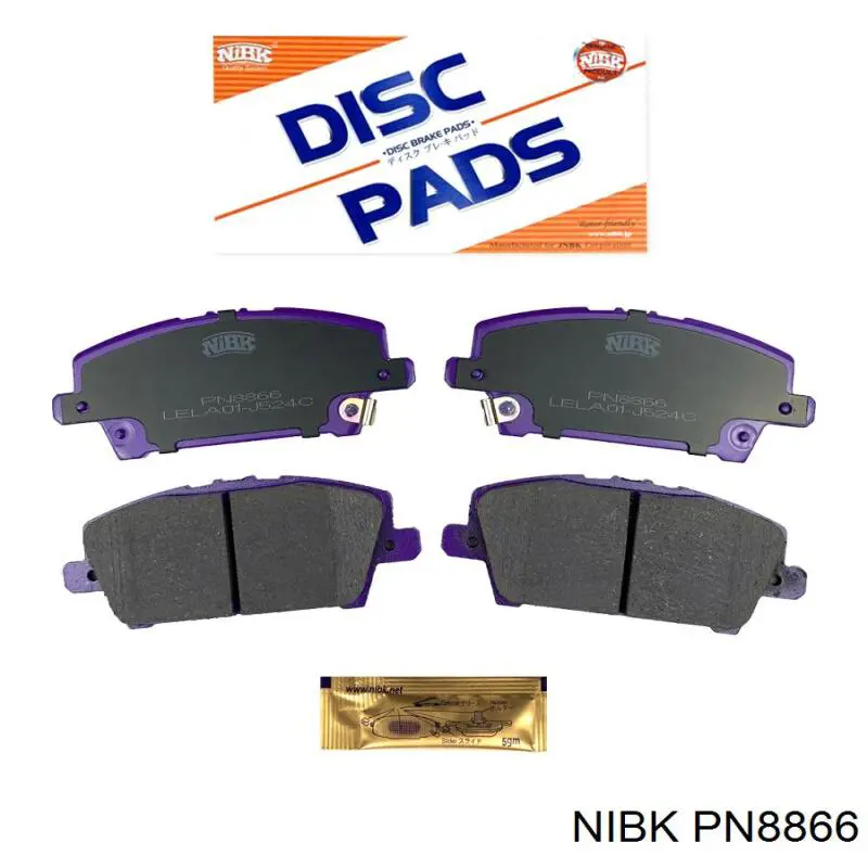Pastillas freno delanteras Nibk PN8866 precio, desde 26,85 EUR