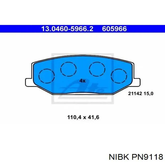 Pastillas de freno delanteras Suzuki Jimny FJ