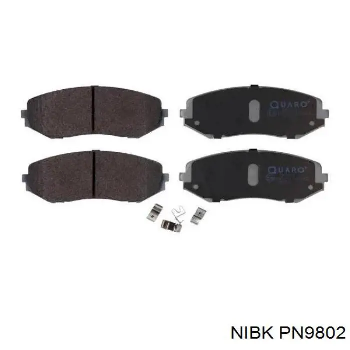 Pastillas de freno PN9802 Nibk