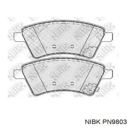Pastillas freno delanteras Nibk PN9803 precio, desde 28,87 EUR