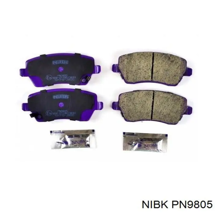 Pastillas freno delanteras Nibk PN9805 precio, desde 22,40 EUR