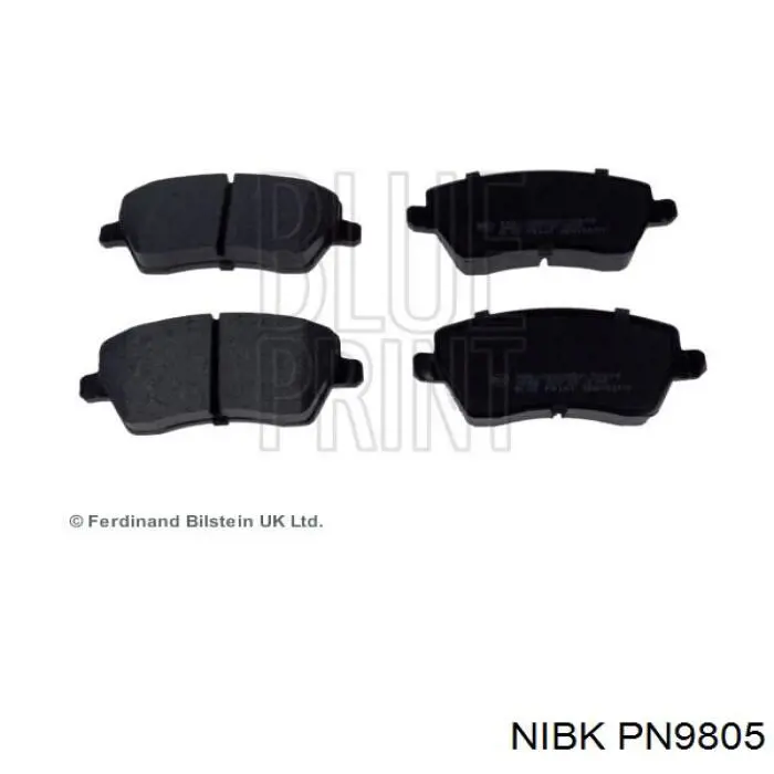 Pastillas de freno PN9805 Nibk