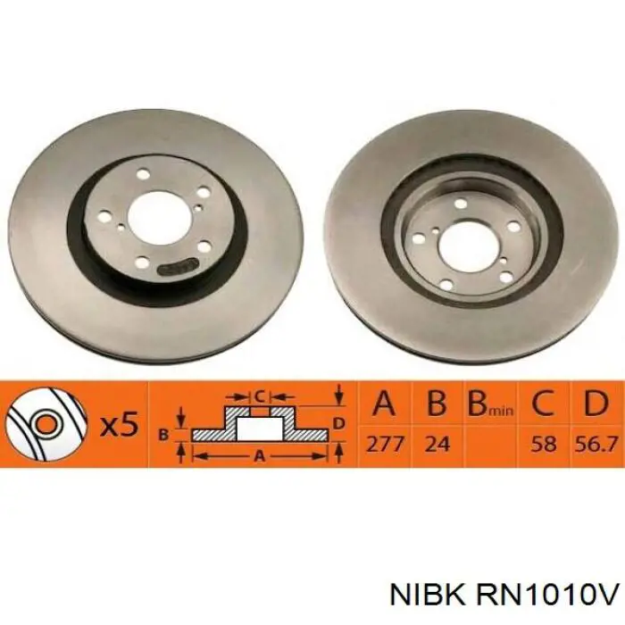 RN1010V Nibk Discos