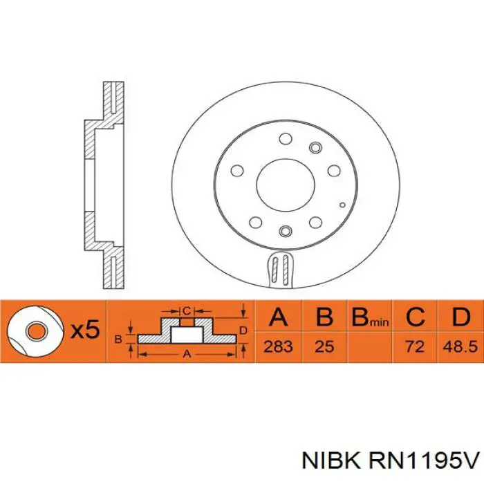 Freno de disco delantero Mazda 6 GY