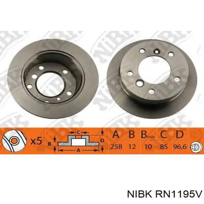 Freno de disco delantero Mazda 6 GY