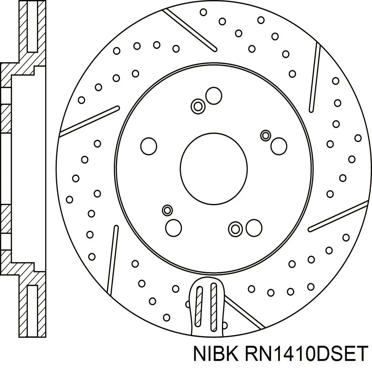 Frenos delanteros Nibk RN1410DSET precio, desde 62,00 EUR