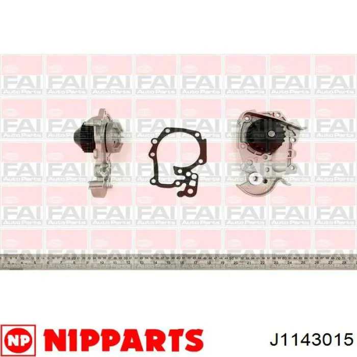 J1143015 Nipparts rodillo, cadena de distribución