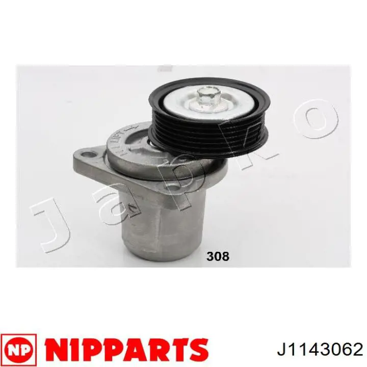 J1143062 Nipparts tensor de correa, correa poli v