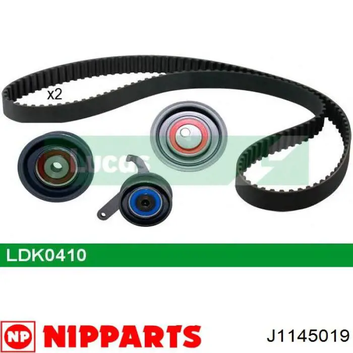 Rodillo intermedio de correa dentada Mitsubishi Galant 8 EA