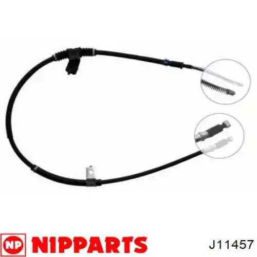 J11457 Nipparts cable de freno de mano trasero izquierdo