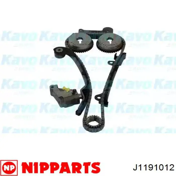 J1191012 Nipparts kit de cadenas de distribución