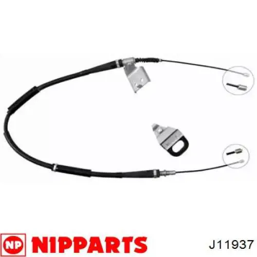 J11937 Nipparts cable de freno de mano trasero izquierdo