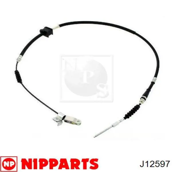 Cable de freno de mano trasero izquierdo 1601002 Beca Cables