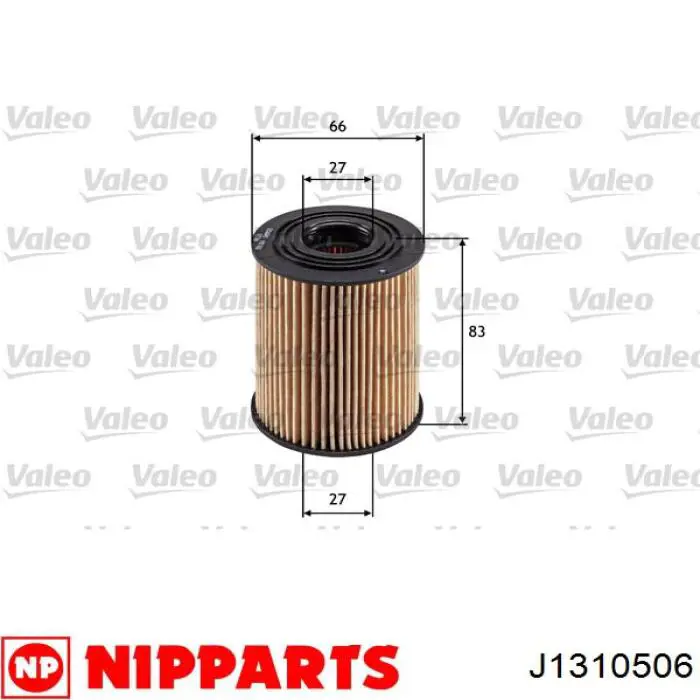 Comprar J1310506 Nipparts Filtros de aceite