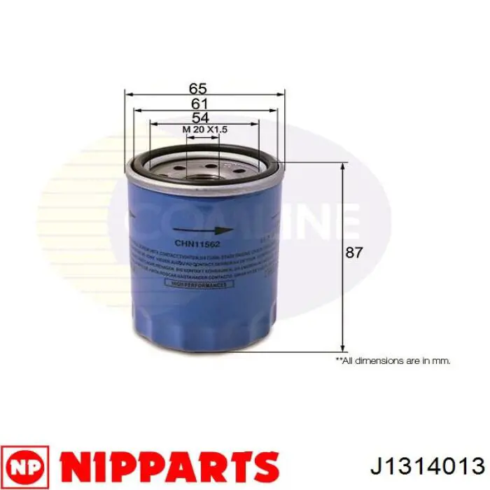 P502049 Donaldson Filtro aceite