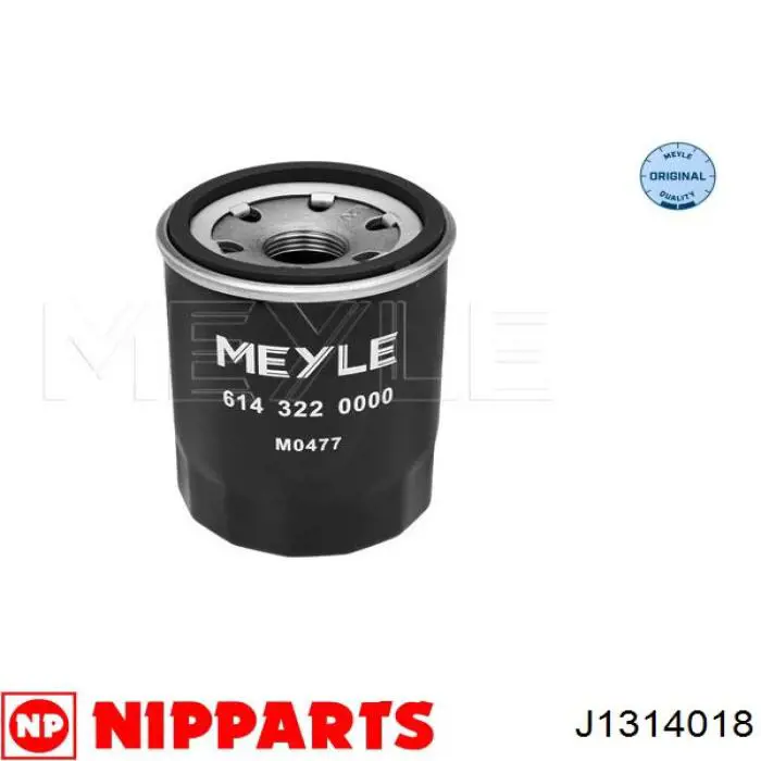 J1314018 Nipparts filtro de aceite