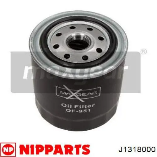 Filtro de aceite 1651061AR0000 Suzuki