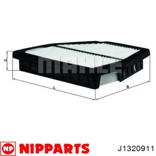 J1320911 Nipparts filtro de aire