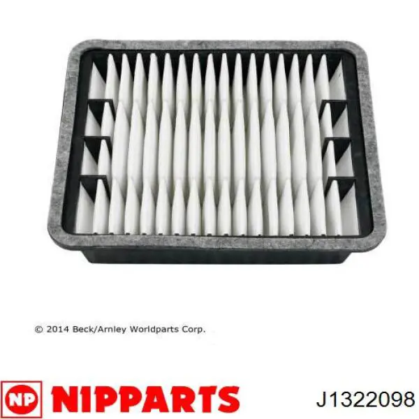 J1322098 Nipparts filtro de aire