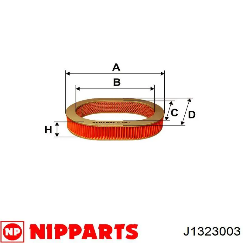 Filtro aire Mazda 2811331000