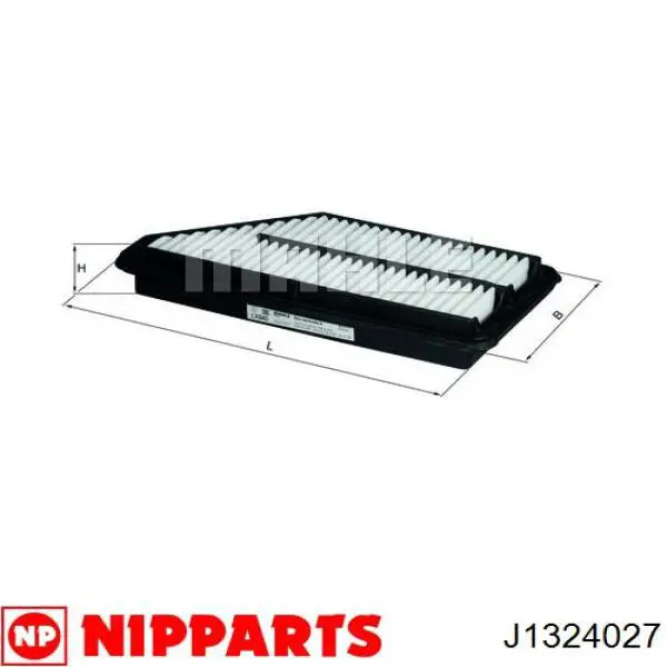 J1324027 Nipparts filtro de aire